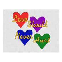 Domestic Violence Awareness Post Card