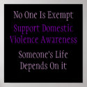 Domestic Violence Awareness Poster posters