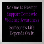 Domestic Violence Awareness Poster posters