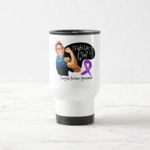 Domestic Violence Fight Like a Girl Rosie Riveter Coffee Mug