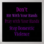 Domestic Violence Poster posters