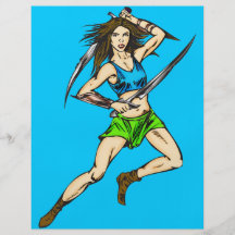 Dominant Amazon Women Personalized Flyer