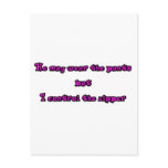 Dominant in the Bedroom postcards