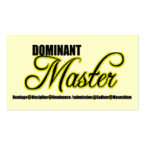 Dominant Master with BDSM Acronym