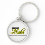 Dominant Master with BDSM Acronym keychains