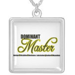 Dominant Master with BDSM Acronym Pendants