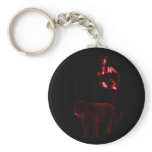 DOMINATRIX and Her Panther (Red Neon) keychains