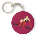Dominatrix Cartoon Key Chain keychains