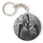 Dominatrix in the Woods Key Chain keychains