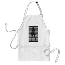 Dominatrix Silhouette Apron