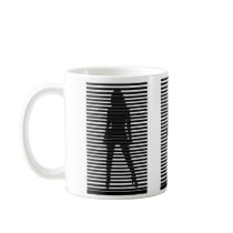Dominatrix Silhouette Coffee Mugs