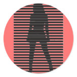 Dominatrix Silhouette stickers