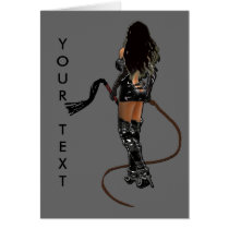 Dominatrix with Whips