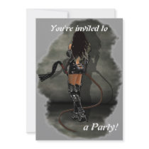 Dominatrix with Whips (Grey)