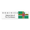 Dominica Bumper Sticker - Customised bumper stickers