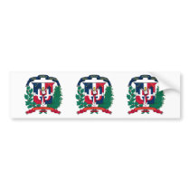Dominican Republic Coat of Arms Bumper Stickers