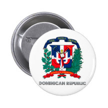 Dominican Republic Coat of Arms Buttons