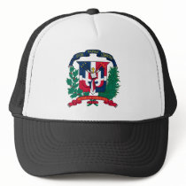 Dominican Republic Coat of Arms Trucker Hat