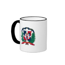 Dominican Republic Coat of Arms Coffee Mugs