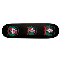 Dominican Republic Coat of Arms Custom Skateboard