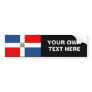 Dominican Republic Flag Bumper Sticker
