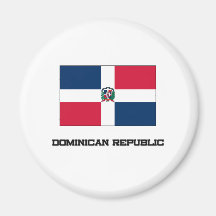 Dominican Republic Flag Fridge Magnets