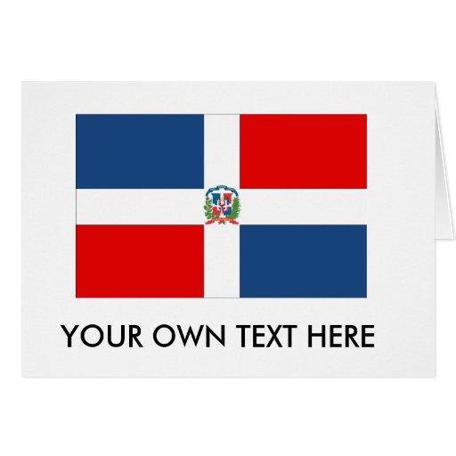 Dominican Republic Flag Greeting Cards