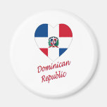 Dominican Republic Flag Heart with Name Refrigerator Magnets