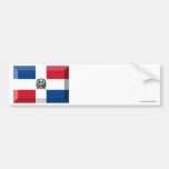 Dominican Republic Flag Jewel Bumper Stickers