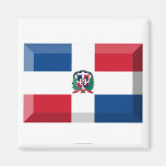 Dominican Republic Flag Jewel Magnet