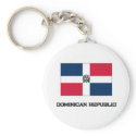 Dominican Republic Flag keychains