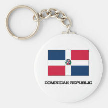 Dominican Republic Flag Keychain