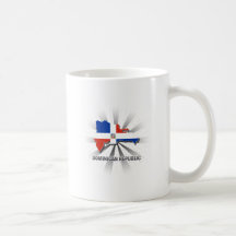 Dominican Republic Flag Map 2.0 Mug