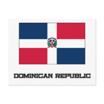 Dominican Republic Flag postcards
