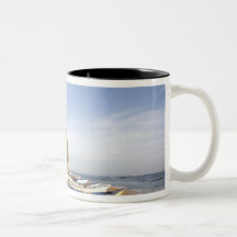Dominican Republic, North Coast, Nagua, Playa Coffee Mugs
