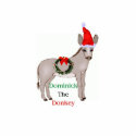 Dominick the Donkey Ornament photo sculptures