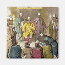 Don Alvaro, King of the Congolese on his Throne, p Refrigerator Magnet