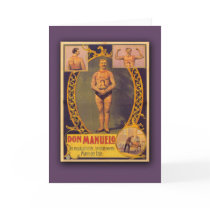 Don Manuelo, Tattooed Man on Cards, Postcards