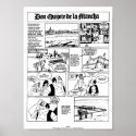 DON QUIJOTE DE LA MANCHA - CÓMIC-Página 01 posters