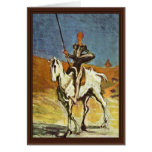 Don Quixote And Sancho Panza By Daumier Honoré (Be cards