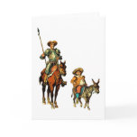 Don Quixote and Sancho Panza cards