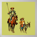 Don Quixote and Sancho Panza posters