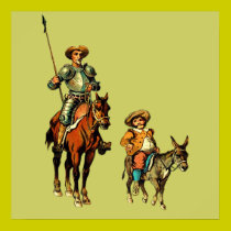 Don Quixote and Sancho Panza posters