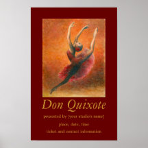 Don Quixote Ballet Art Poster