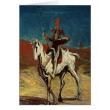Don Quixote, c.1865-1870 Card