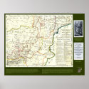 Don Quixote Route Map - Cervantes posters