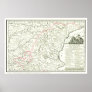 Don Quixote Route Map-Mapa de la Ruta del Quijote Posters