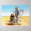 DON QUIXOTE & SANCHO -IVth. Centenary Poster posters
