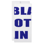 Don;t Blame Me I Voted McCain Palin Custom Rack Card