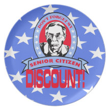 Don’t Forget My Senior Citizen Discount Plate